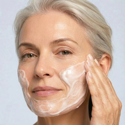 1. Gesicht reinigen und tonisieren