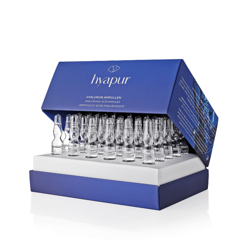 Die hyapur® Berlin Hyaluron Ampullen im 30er Set spenden deiner Haut jeden Tag intensive Feuchtigkeit und lassen sie sofort praller und ebenmäßiger erscheinen. Im Set inbegriffen ist ein praktischer Ampullenöffner.