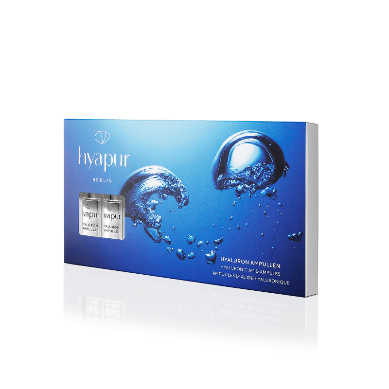 Die hyapur® Berlin Hyaluron Ampullen im praktischen 7er Set eignen sich perfekt für die Reise. So hast du einen optischen Weichzeichner für deine Haut immer griffbereit. 