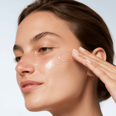 3. Peeling mit reichlich lauwarmem Wasser oder einer warmen Kompresse gründlich abnehmen.